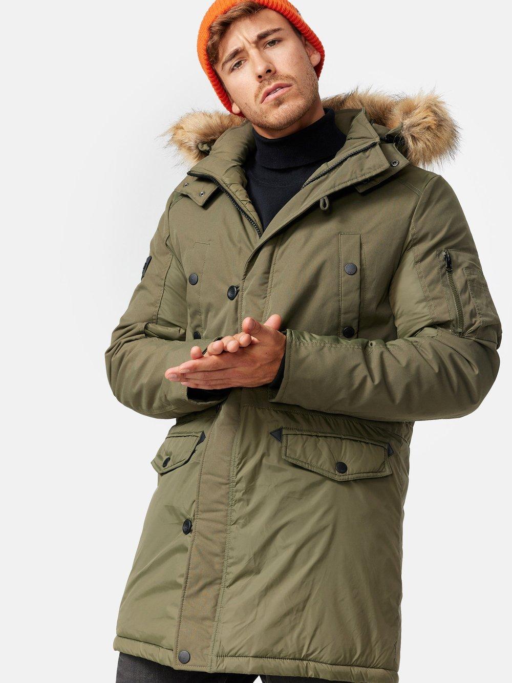 Indicode Parka Herren, khaki von INDICODE