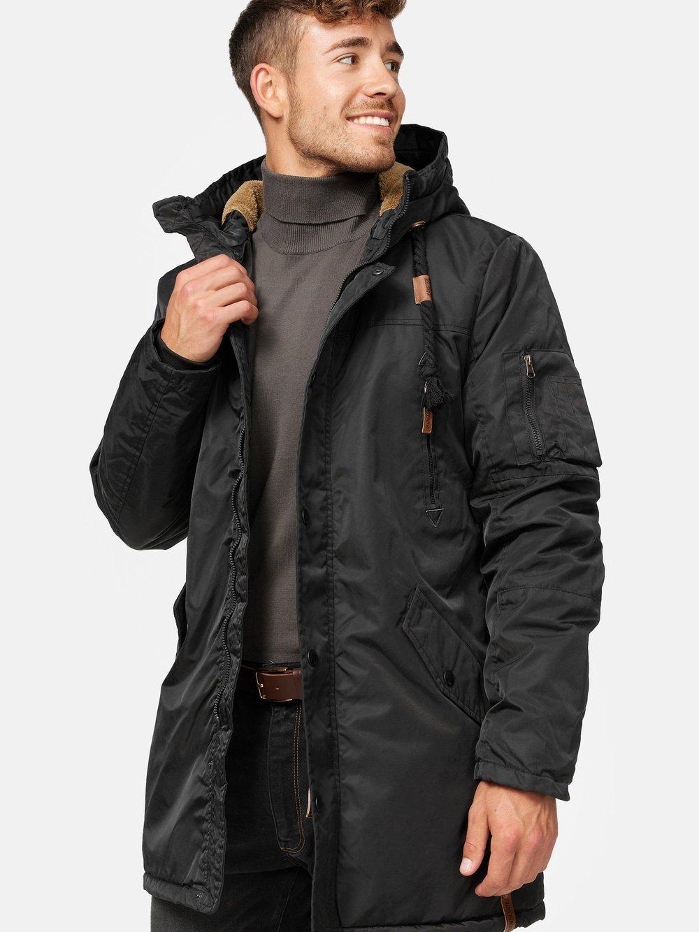 Indicode Parka Herren, schwarz von INDICODE