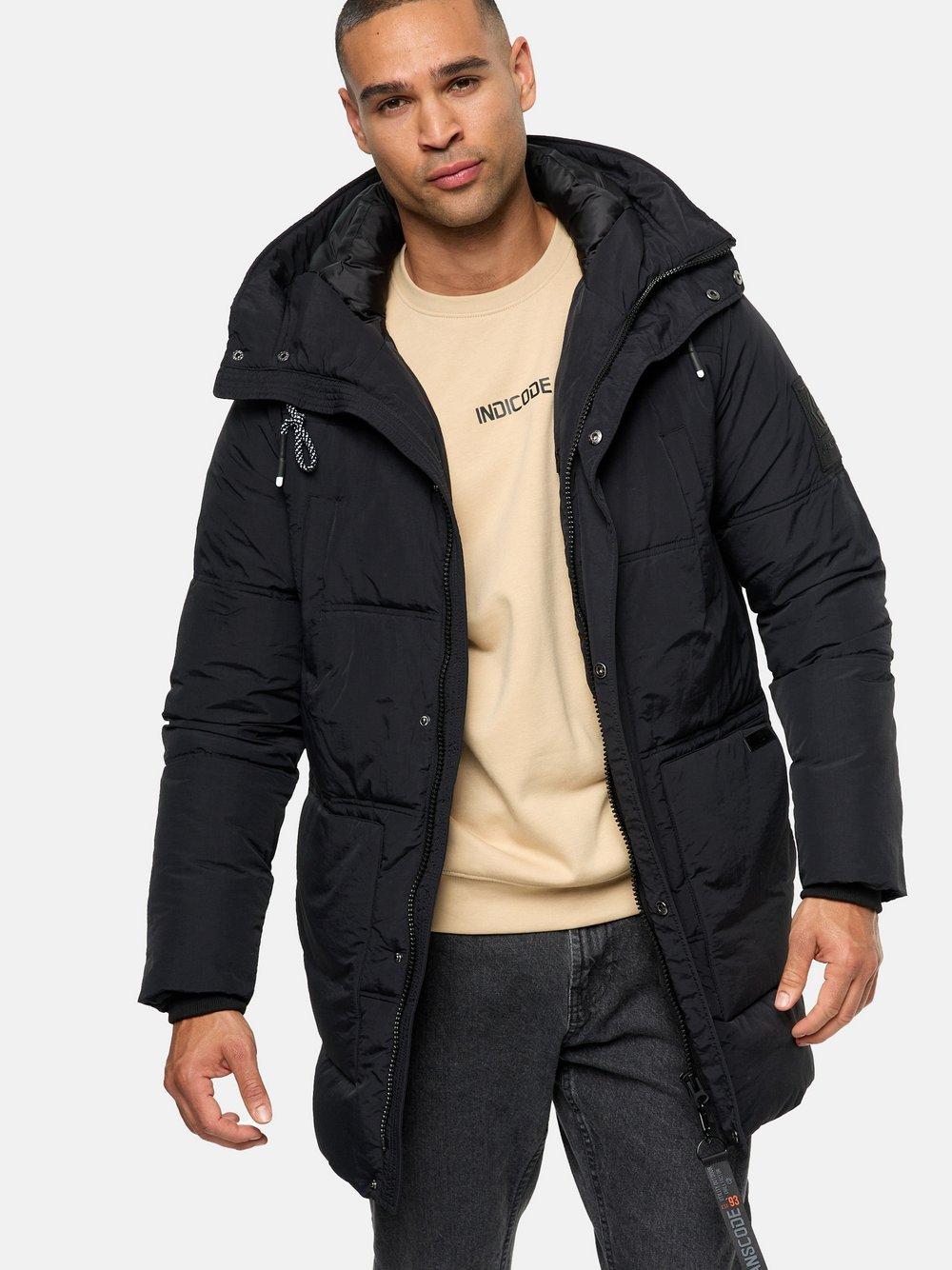 Indicode Parka Herren Polyamid, schwarz von INDICODE