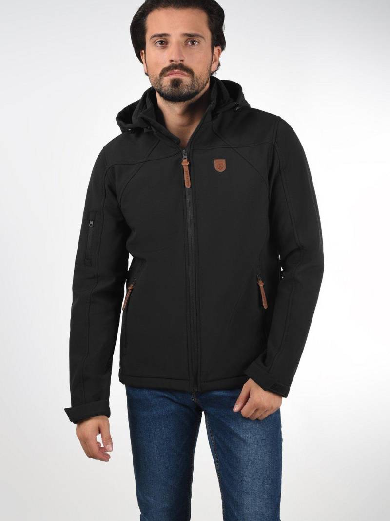 Indicode Softshelljacke Herren, schwarz von INDICODE