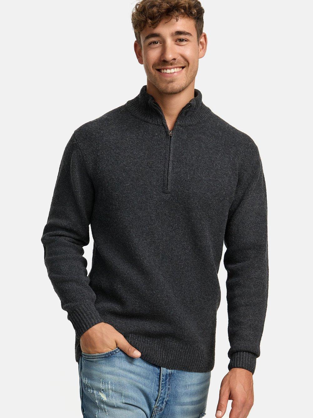 Indicode Strickpullover Herren Grobstrick, anthrazit Indicode Strickpullover Herren Grobstrick, anthrazit von INDICODE