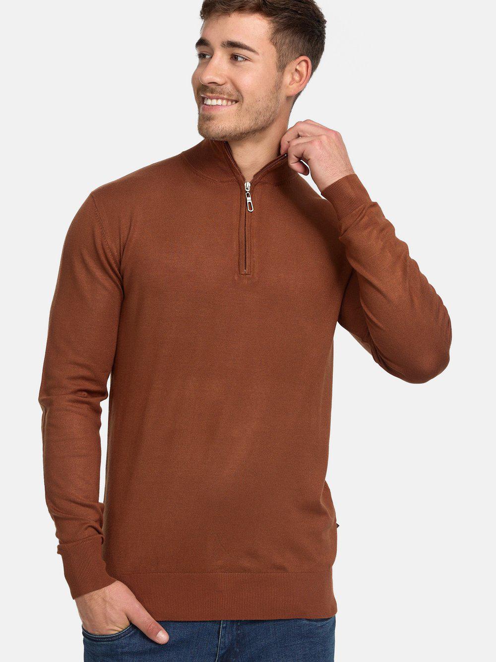 Indicode Strickpullover Herren Viskose, cognac Indicode Strickpullover Herren Viskose, cognac von INDICODE