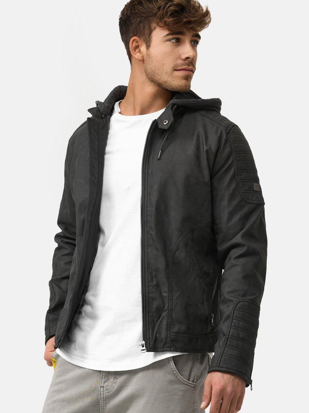 Indicode Kunstlederjacke Herren, anthrazit Indicode Kunstlederjacke Herren, anthrazit von INDICODE