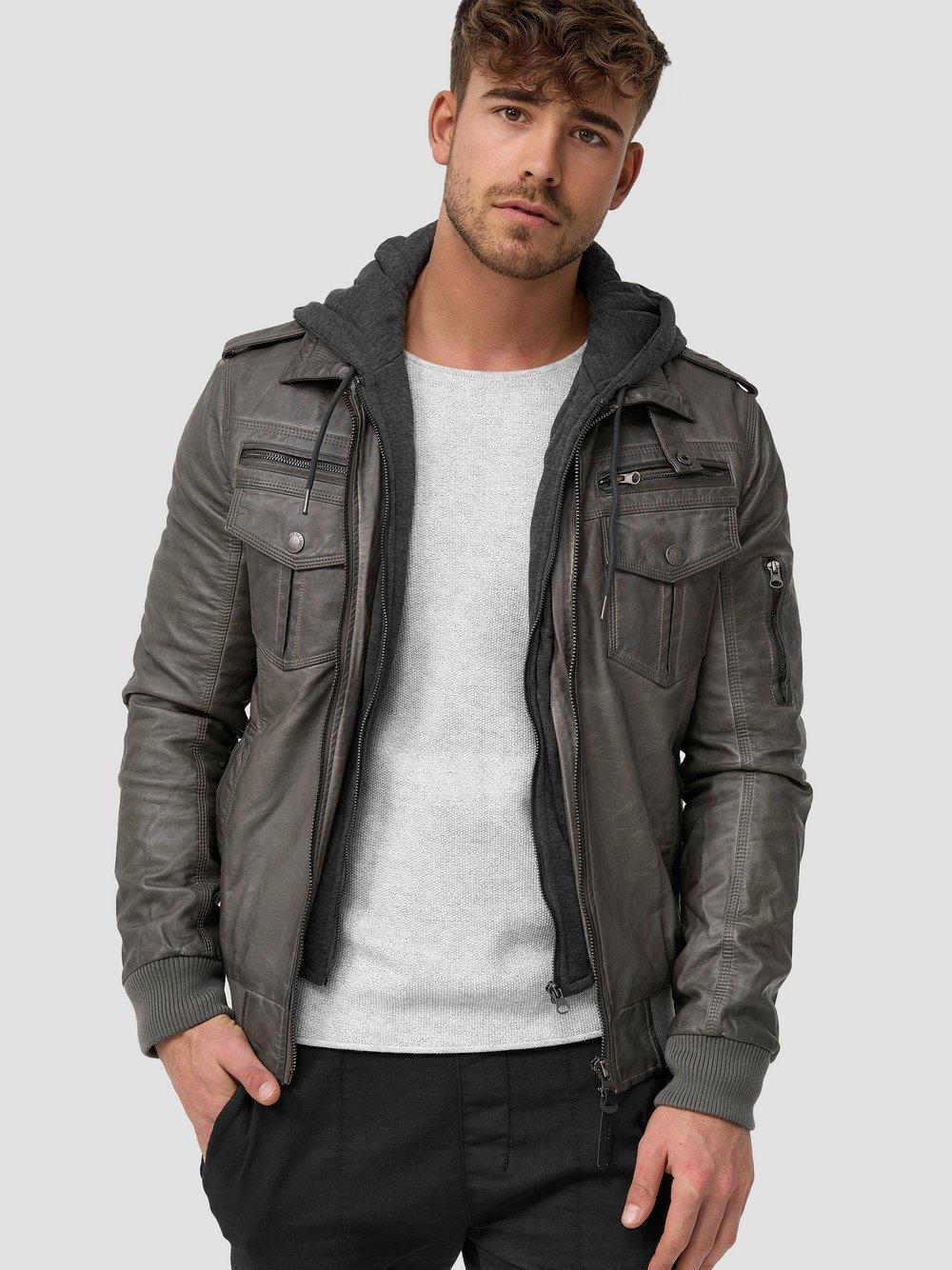 Indicode Übergangsjacke Herren, anthrazit Indicode Übergangsjacke Herren, anthrazit von INDICODE