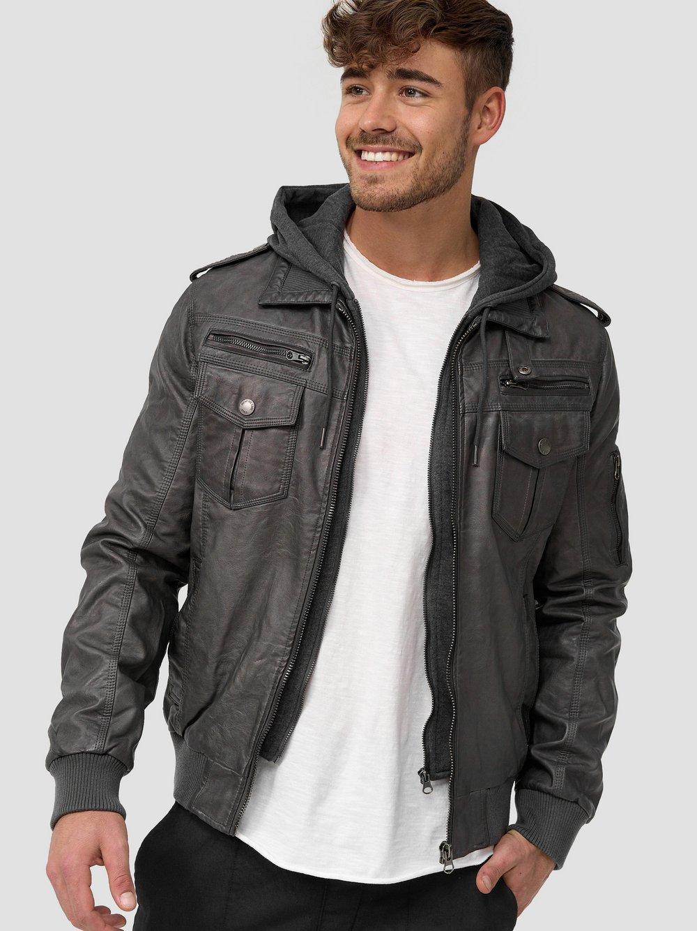 Indicode Übergangsjacke Herren, anthrazit Indicode Übergangsjacke Herren, anthrazit von INDICODE