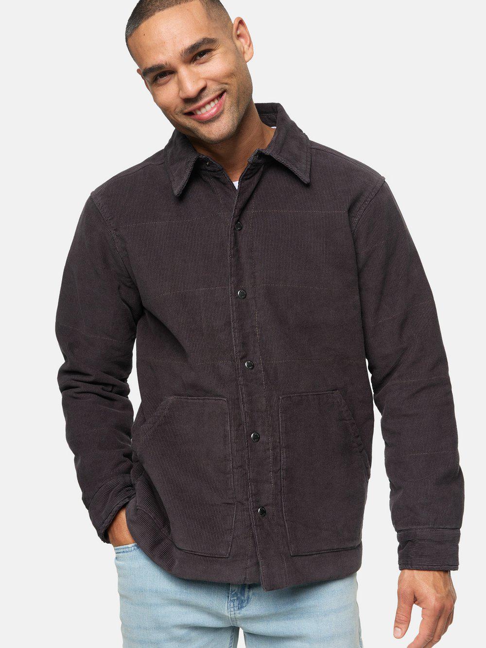 Indicode Übergangsjacke Herren Baumwolle, anthrazit Indicode Übergangsjacke Herren Baumwolle, anthrazit von INDICODE
