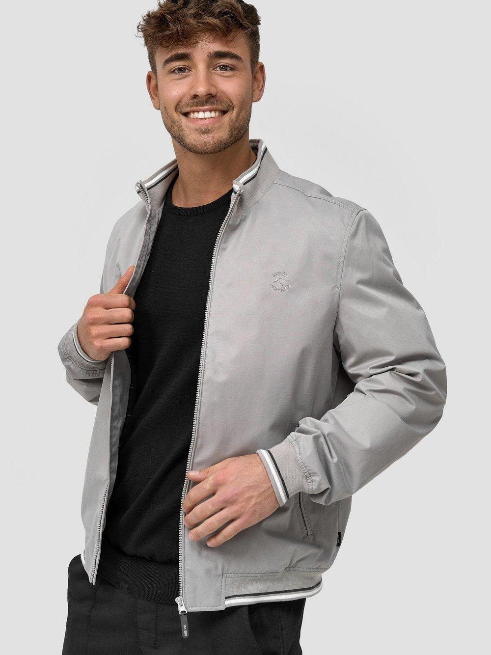Indicode Übergangsjacke Herren Baumwolle, hellgrau Indicode Übergangsjacke Herren Baumwolle, hellgrau von INDICODE