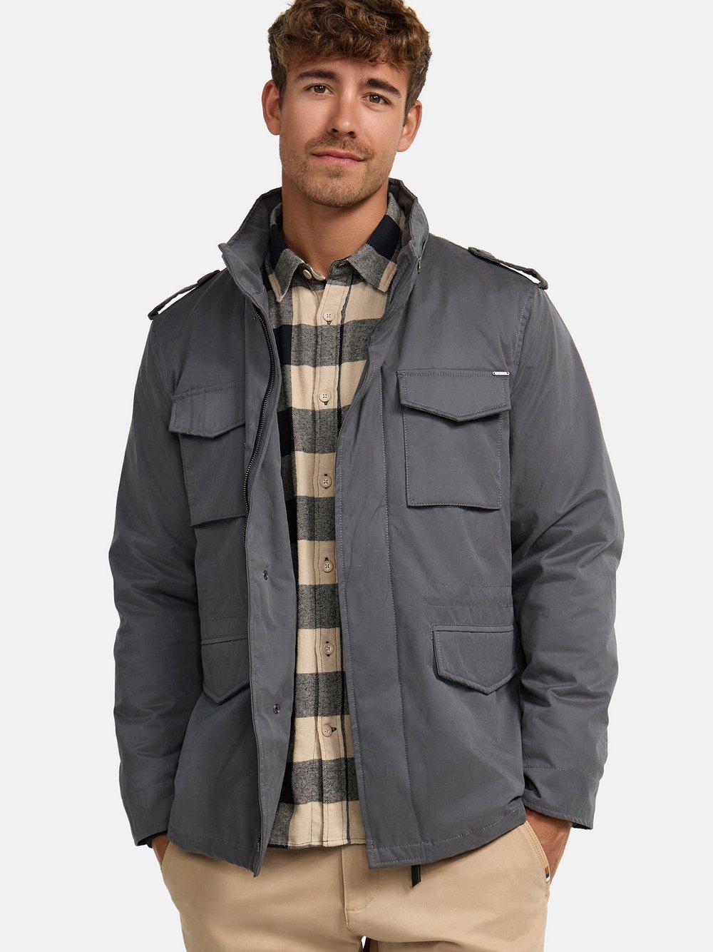 Indicode Übergangsjacke Herren Canvas, anthrazit Indicode Übergangsjacke Herren Canvas, anthrazit von INDICODE