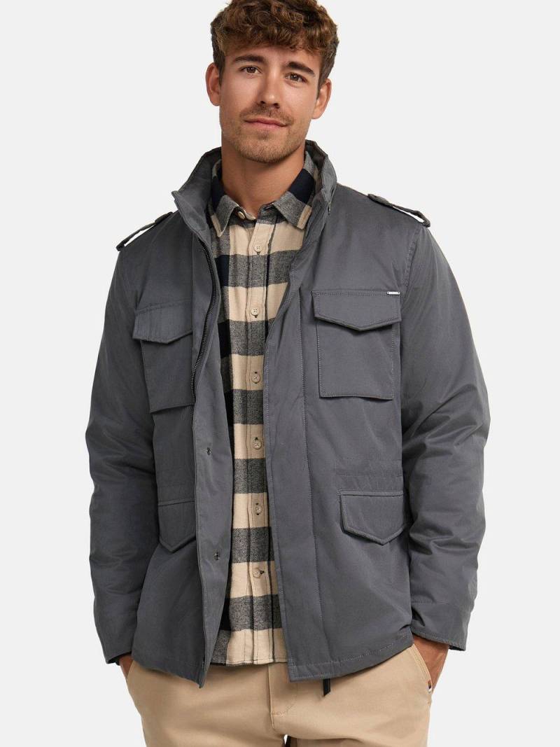 Indicode Übergangsjacke Herren Canvas, anthrazit von INDICODE