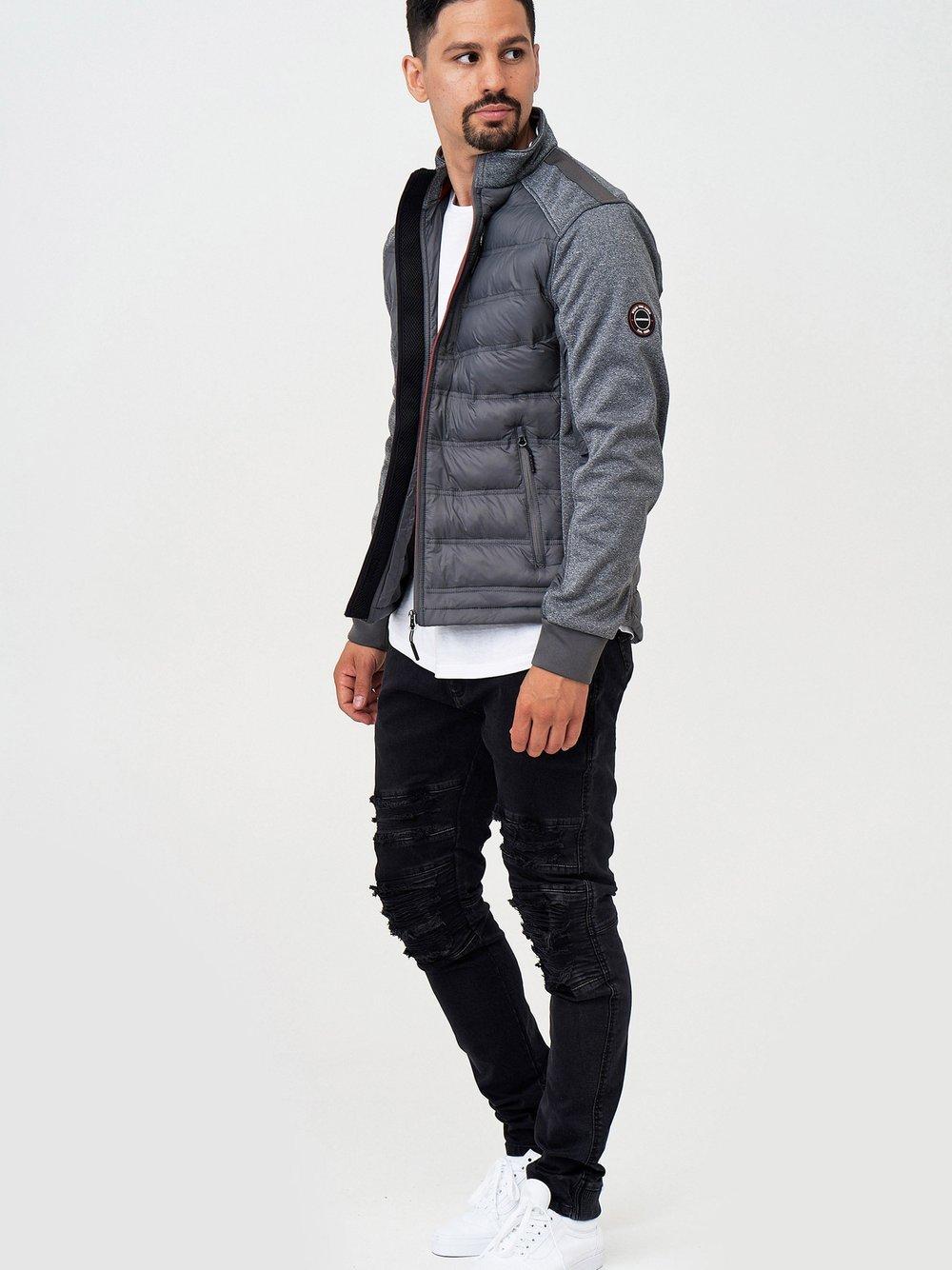 Indicode Übergangsjacke Herren Polyamid, grau Indicode Übergangsjacke Herren Polyamid, grau von INDICODE