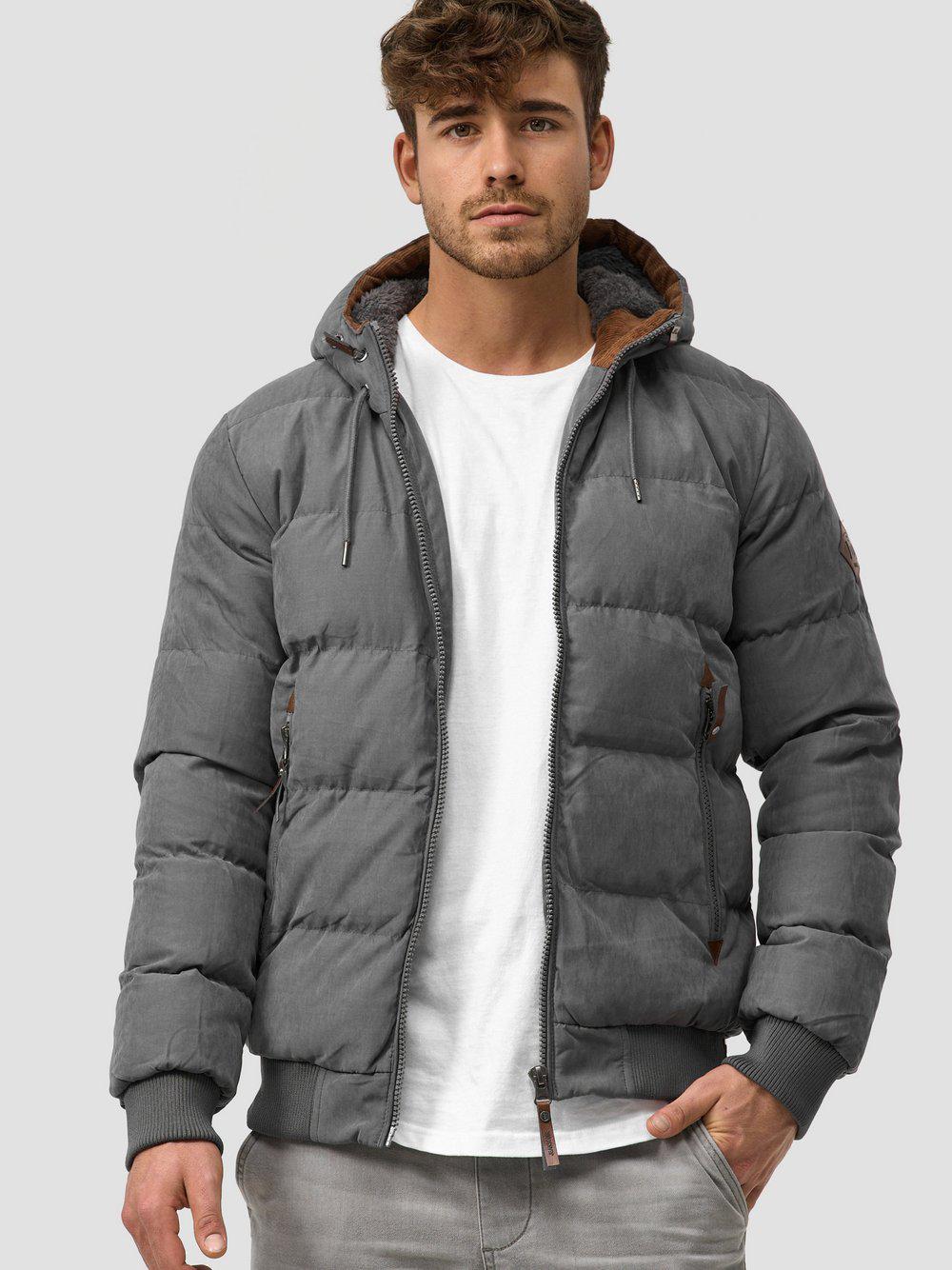 Indicode Winterjacke Herren, anthrazit von INDICODE