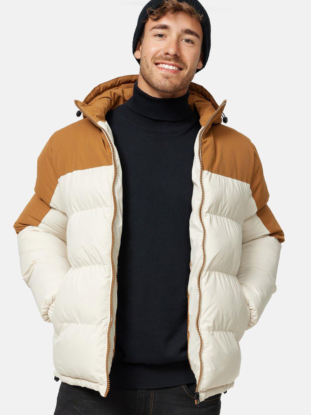 Indicode Winterjacke Herren, beige von INDICODE