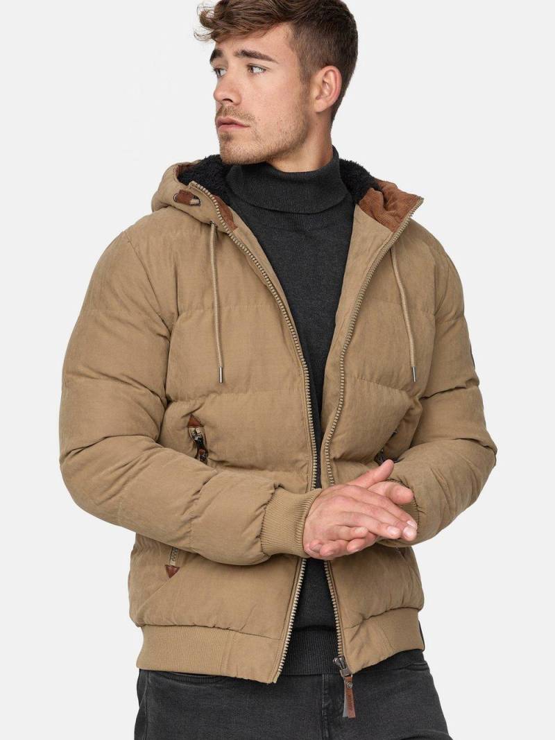 Indicode Winterjacke Herren, camel von INDICODE