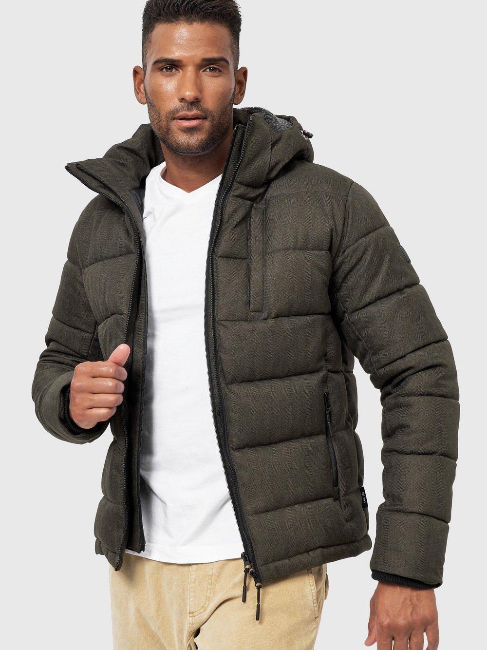 Indicode Winterjacke Herren, khaki von INDICODE