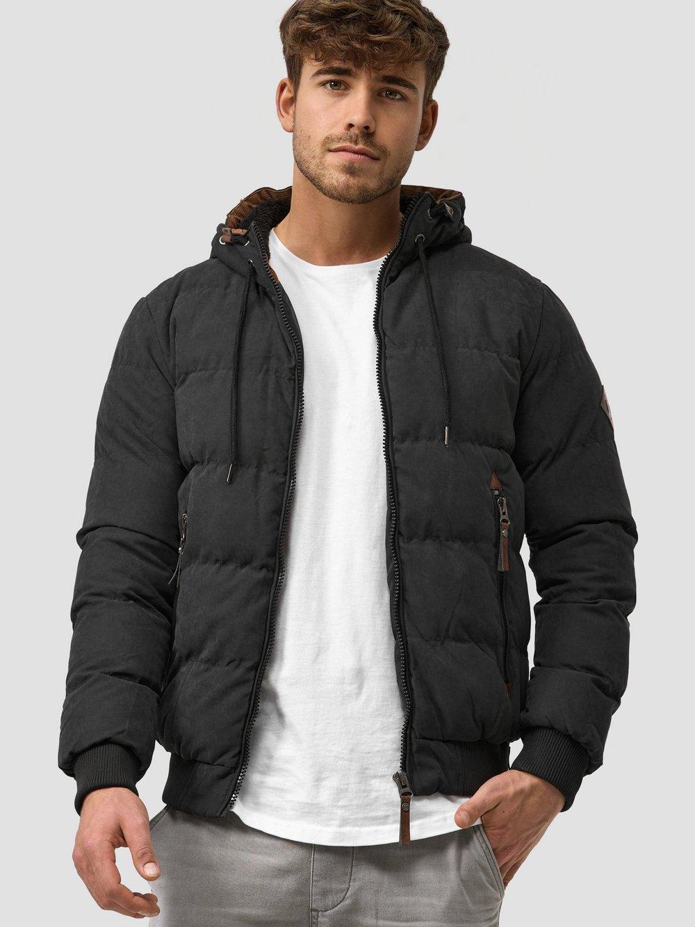 Indicode Winterjacke Herren, schwarz von INDICODE