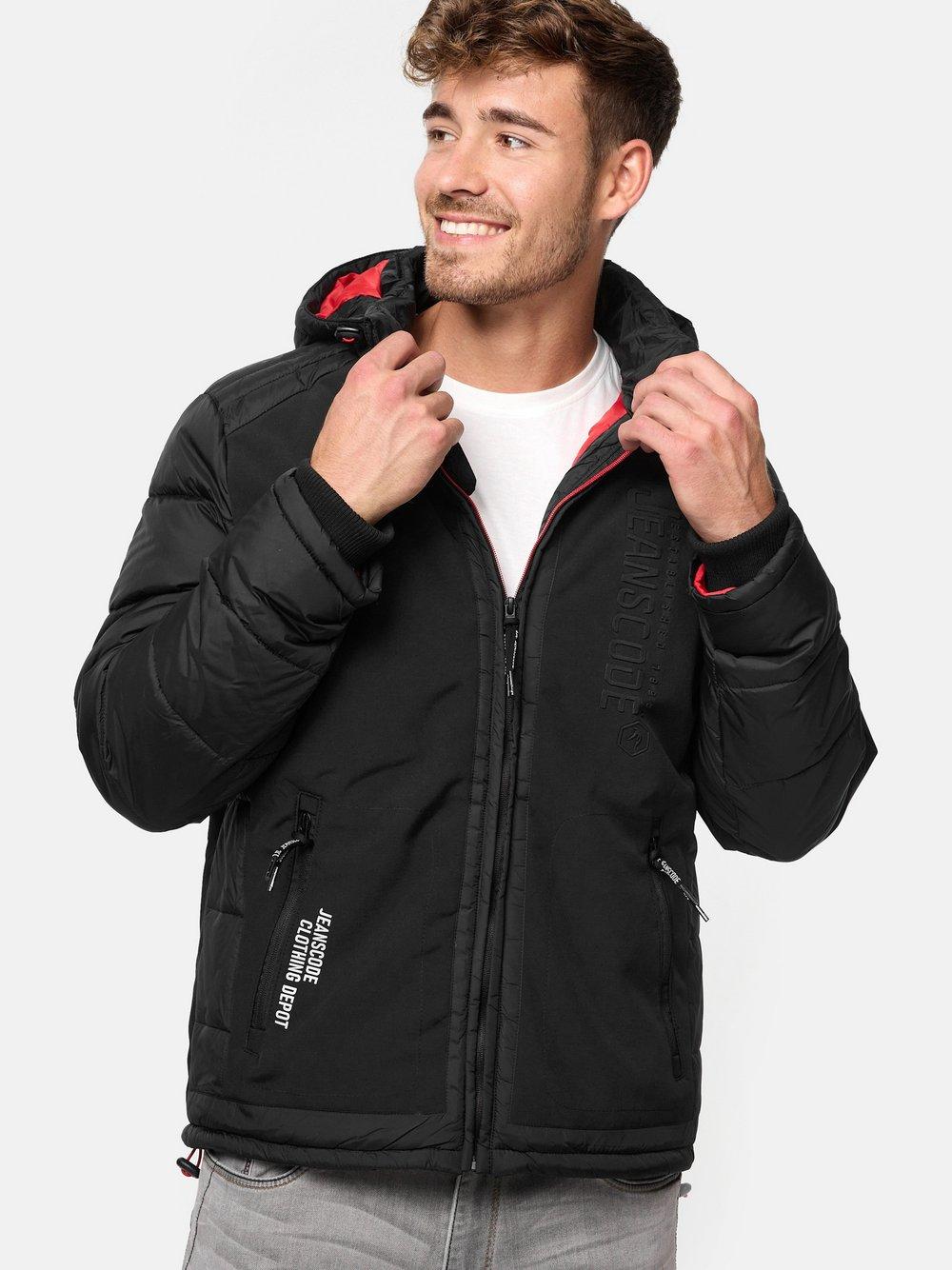 Indicode Winterjacke Herren, schwarz von INDICODE