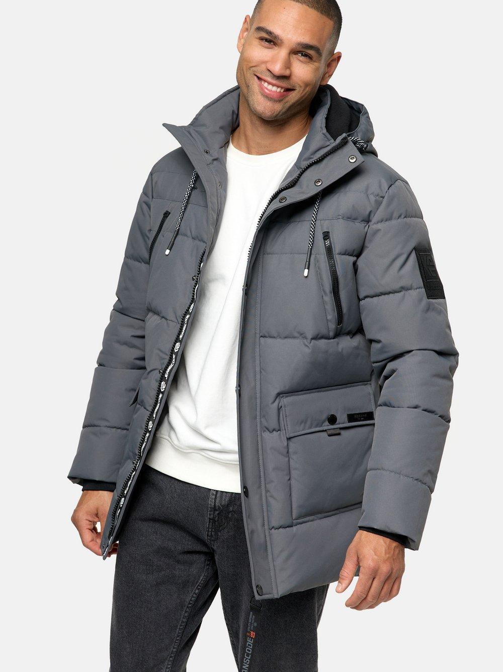 Indicode Winterjacke Herren Polyamid, anthrazit Indicode Winterjacke Herren Polyamid, anthrazit von INDICODE