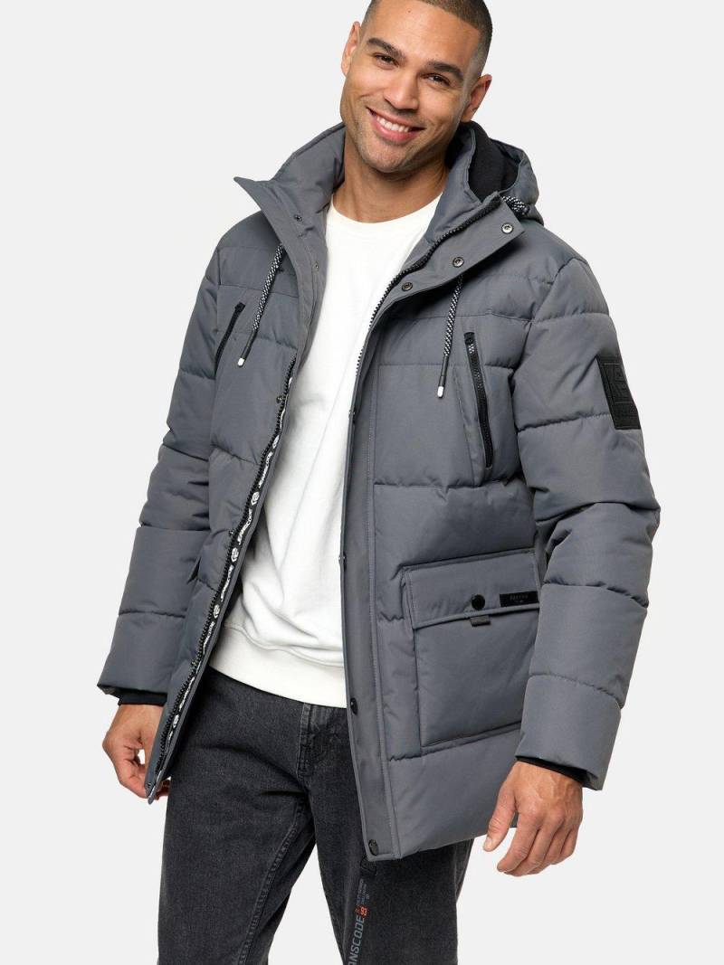 Indicode Winterjacke Herren Polyamid, anthrazit von INDICODE