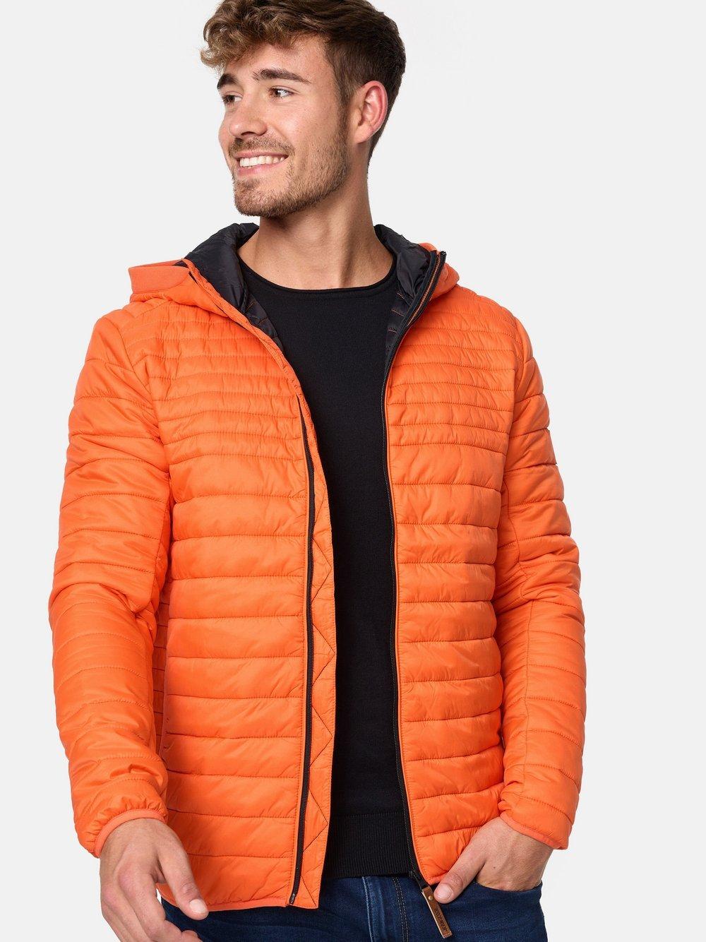 Indicode Winterjacke Herren Polyamid, orange von INDICODE