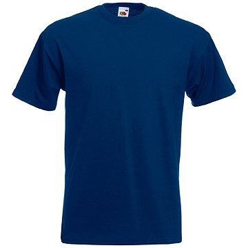 INDIGOS UG Fruit of the Loom T-Shirt – Original T – Full Cut - Blau marineblau X-Large von INDIGOS