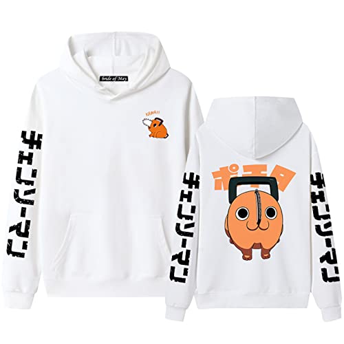 INDIRAN Chainsaw Man Hoodie Anime Pochita Cosplay Kostüm Pullover Lässiger Grafikdruck Langarm Pullover Sweatshirt für Unisex von INDIRAN