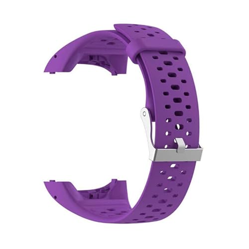 INF Armband für Polar M400/M430, Silikon Ersatzarmband kompatibel mit Polar M400/M430, Laufuhren Sport Band für Männer Frauen (Violett) von INF