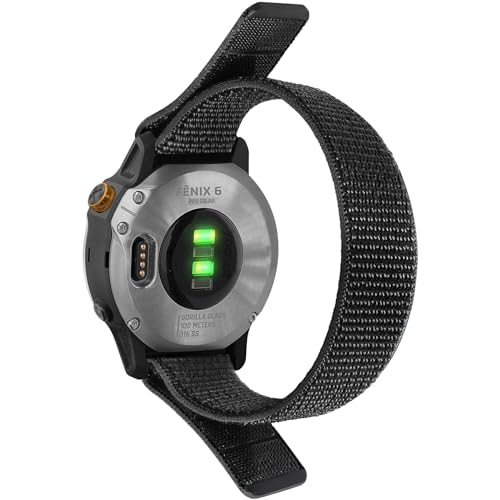 INF Armband Kompatibel mit Garmin Fenix 7S/6S/5S/Samsung Galaxy Watch, Uhrenarmband (20 mm), Ersatzarmband für Damen Herren, Uhrenarmbänder aus Nylon von INF
