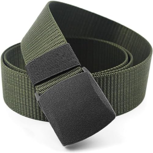 INFINIT-I Taktischer Gürtel für Herren und Damen, 140 cm, Militärgürtel, atmungsaktiver Arbeitsgürtel für Herren, optionale taktische Tasche, Metallfreie Schnalle, Waldgrün, 140 INFINIT-I Taktischer Gürtel für Herren und Damen, 140 cm, Militärgürtel, atmungsaktiver Arbeitsgürtel für Herren, optionale taktische Tasche, Metallfreie Schnalle, Waldgrün, 140 von INFINIT-I