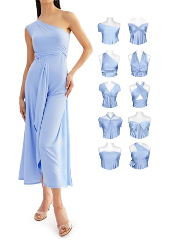 INFINITY Strandkleider für Damen: Sommerkleid Strand Wickelkleid Lang Sexy - Multi-Way 24 in 1 Hochzeitsgast Elegant Urlaub Festival Party von INFINITY