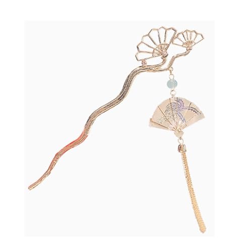 2er-Pack Haarnadeln mit Metallblumen for Frauen und Mädchen, faltbar, kleiner Fächer, Quaste, französische Haarnadel, Dutt, Haarschmuck 2er-Pack Haarnadeln mit Metallblumen for Frauen und Mädchen, faltbar, kleiner Fächer, Quaste, französische Haarnadel, Dutt, Haarschmuck von INFJMH