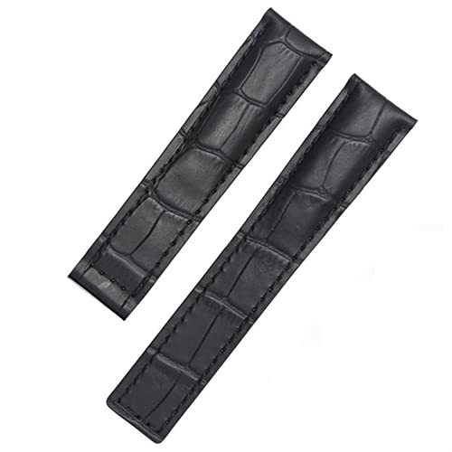 INFRI Für TAG Heuer Echtleder-Armband, Stiche, 19 mm, 20 mm, 22 mm, für Herren, Armband mit Faltschließe, 19 mm, Achat INFRI Für TAG Heuer Echtleder-Armband, Stiche, 19 mm, 20 mm, 22 mm, für Herren, Armband mit Faltschließe, 19 mm, Achat von INFRI