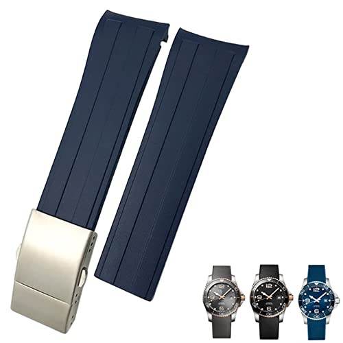 INFRI Gebogenes Gummi-Silikonarmband, 21 mm, 22 mm, passend für Longines Hydroconquest L3 MIDO Watch, wasserdicht, Sport, weiche Armbänder, 19 mm, Achat INFRI Gebogenes Gummi-Silikonarmband, 21 mm, 22 mm, passend für Longines Hydroconquest L3 MIDO Watch, wasserdicht, Sport, weiche Armbänder, 19 mm, Achat von INFRI