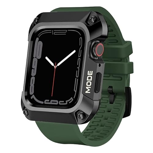 INFRI Luxus-Modifikationsset, Mod-Metalllünette für Apple Watch, 8, 7, 6, 5, 4, 3, 45 mm, Uhrenarmband, Rahmenband für iWatch, 44mm For 6/5/4/SE, Achat von INFRI