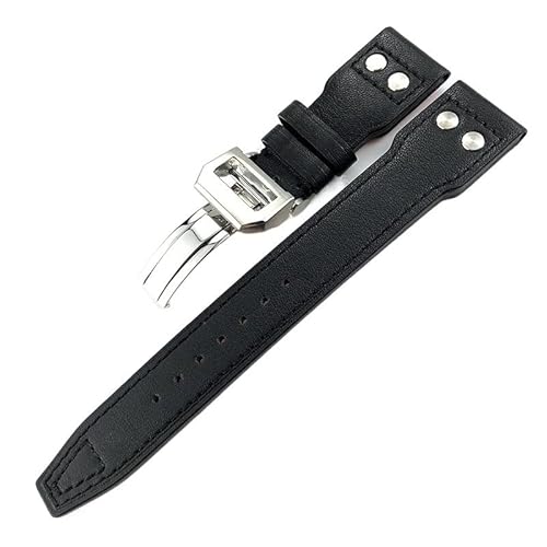 INFRI Uhrenarmband aus italienischem Rindsleder für IWC-Uhrenarmbänder, 22 mm von INFRI