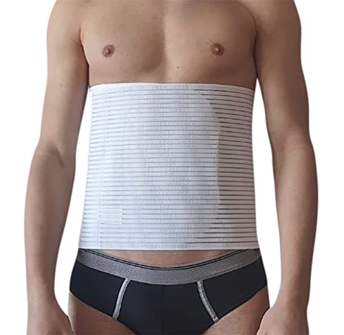 INGROSSO MERCERIE LCF Lombare-Stirnband, 28 cm hoch, weiß, formend, figurformend, Rückenstütze für Damen und Herren, hergestellt in Italien. (XXXL) von INGROSSO MERCERIE LCF