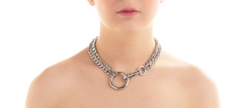 Gemischte Ketten O Ring Halskette Gemischte Ketten O Ring Halskette von INIGNE