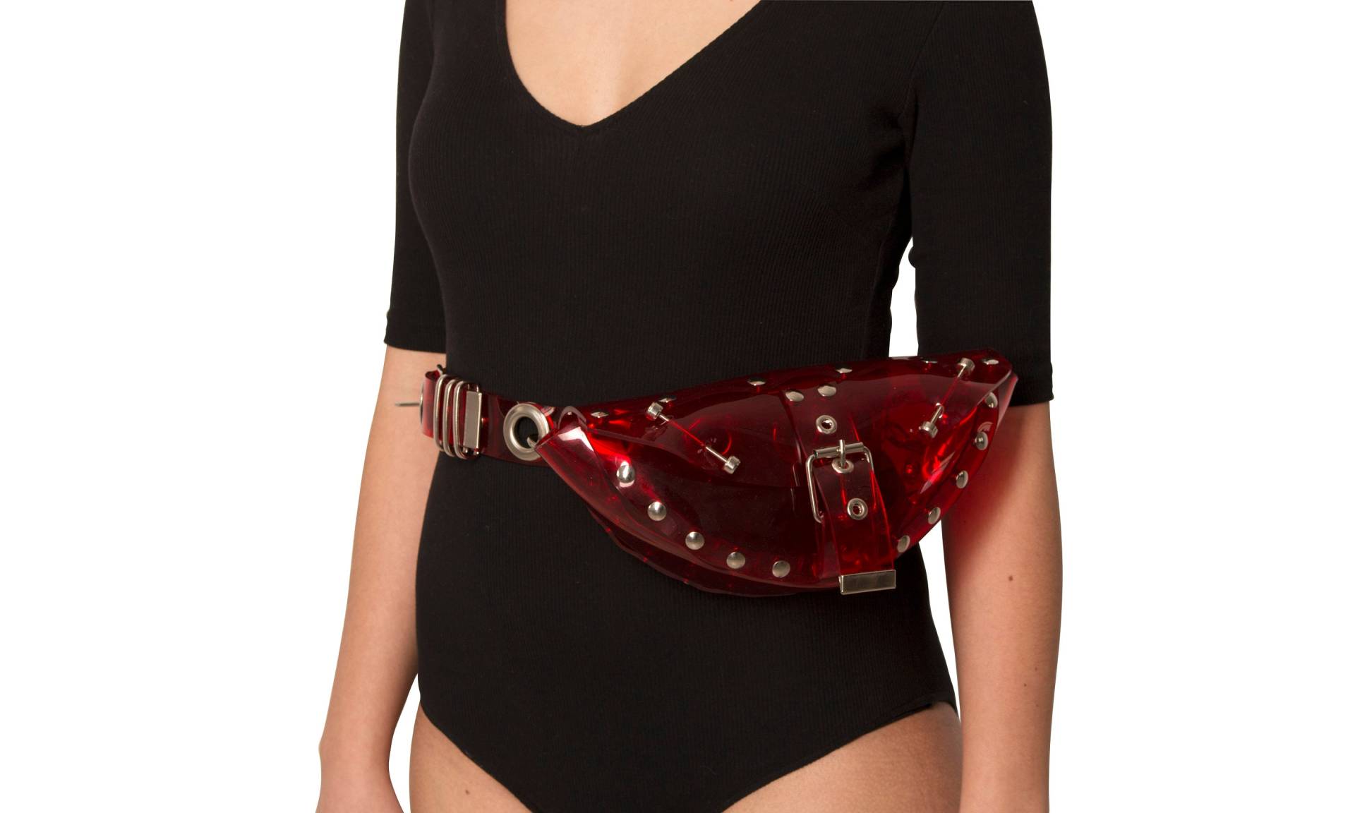 Klare Piercing Pvc Gürteltasche Klare Piercing Pvc Gürteltasche von INIGNE