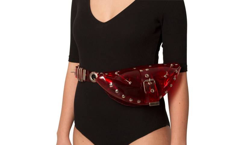 Klare Piercing Pvc Gürteltasche von INIGNE