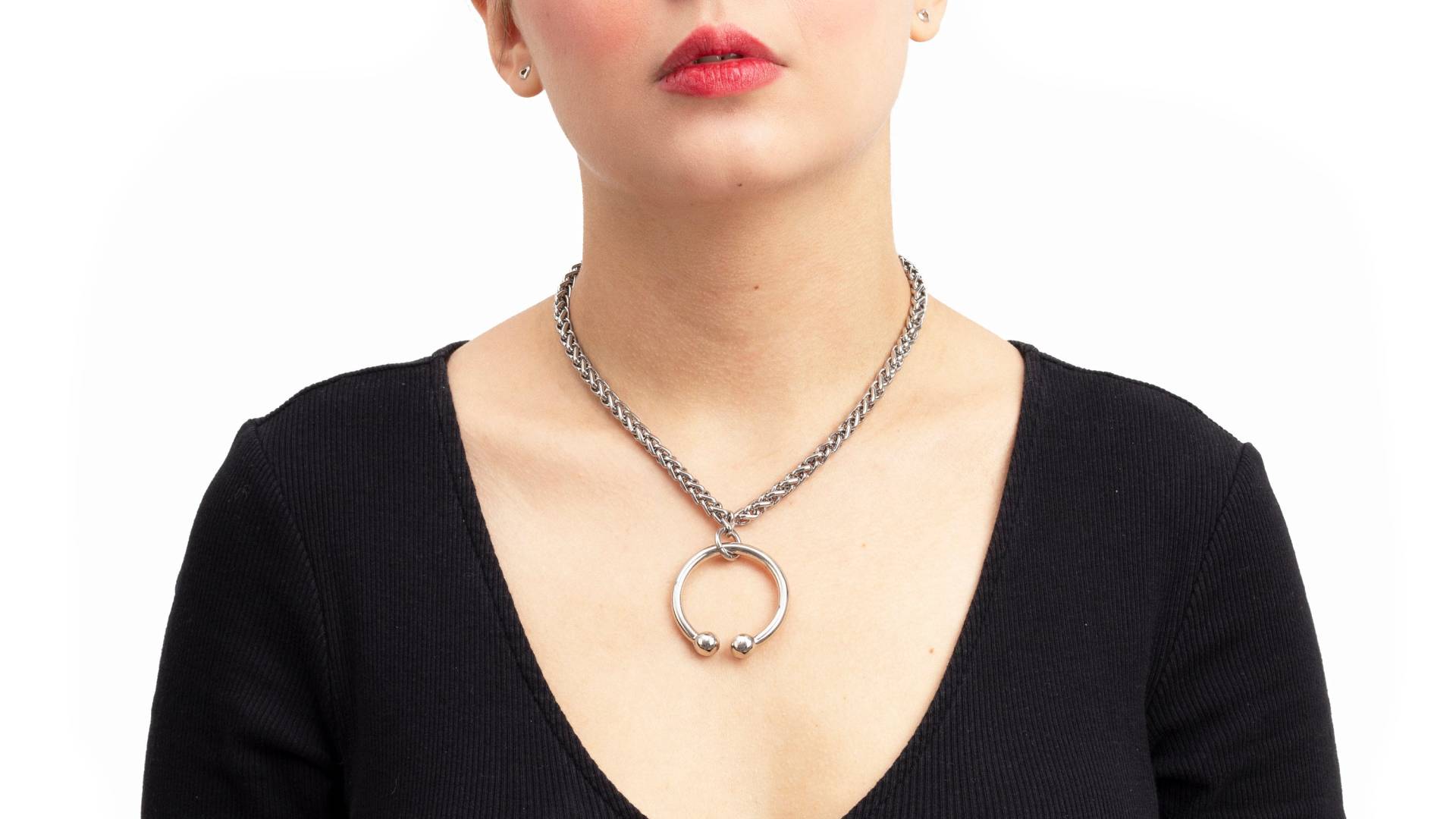 Piercing Silber Kette Halskette Piercing Silber Kette Halskette von INIGNE