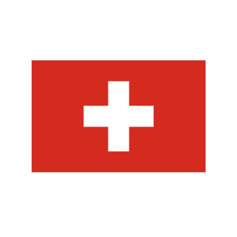 Satz Von 2 Schweizer Flagge Eisen Auf Sieb Druck Transfers Für Stoffe Maschine Waschbare Schweiz Patch von INKINGHOUSE