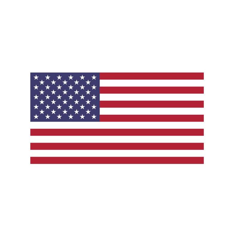 Satz Von 2 Vereinigten Staaten Amerika Flagge Eisen Auf Sieb Druck Transfers Für Stoffe Maschine Waschbar Usa Patch von INKINGHOUSE