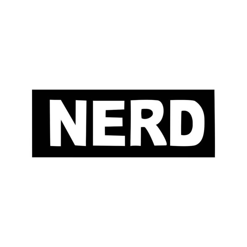 Satz Von 2 X Nerd Eisen Auf Sieb Druck Transfers Für Stoffe Maschine Waschbare Geek Patch von INKINGHOUSE