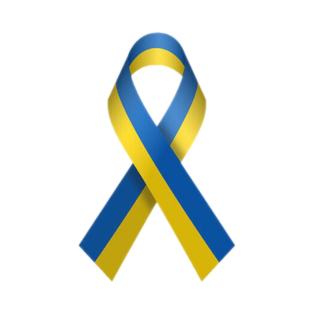 Ukraine Flaggenband Bügelbild Diy Siebdruck Transfer Aufnäher Für Stoff Widerstand von INKINGHOUSE