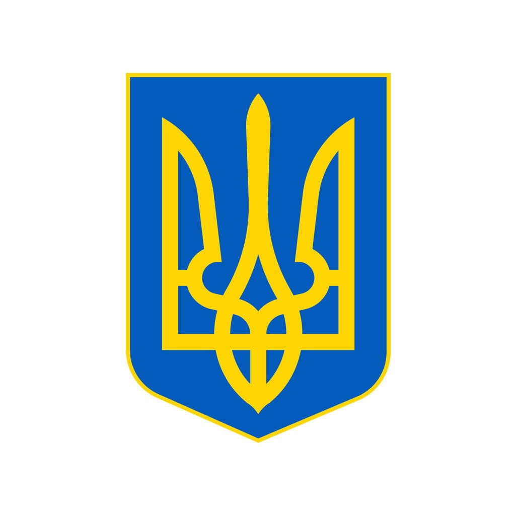 Ukraine Wappen Bügelbild Diy Siebdruck Transfer Aufnäher Für Stoff Ukrainisch Flagge von INKINGHOUSE