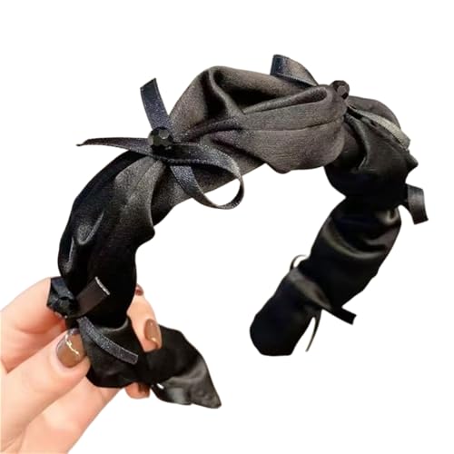 INLANDSIS 2025 Neues U-förmiges modisches Zahn-Haarkamm-Stirnband, elegante geflochtene Zickzack-Haarspangen mit gewellten Zähnen und hohem Schädel (C20 Black Diamond) von INLANDSIS