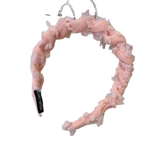 INLANDSIS 2025 Neues U-förmiges modisches Zahn-Haarkamm-Stirnband, elegante geflochtene Zickzack-Haarspangen mit gewellten Zähnen und hohem Schädel (C3 Pink) von INLANDSIS