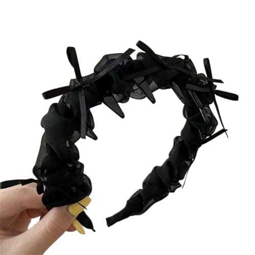 INLANDSIS 2025 Neues U-förmiges modisches Zahn-Haarkamm-Stirnband, elegante geflochtene Zickzack-Haarspangen mit gewellten Zähnen und hohem Schädel (X77Black) von INLANDSIS