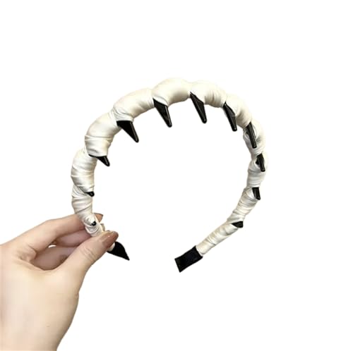 INLANDSIS 2025 Neues U-förmiges modisches Zahn-Haarkamm-Stirnband, elegante geflochtene Zickzack-Haarspangen mit gewellten Zähnen und hohem Schädel (X90 Beige) von INLANDSIS