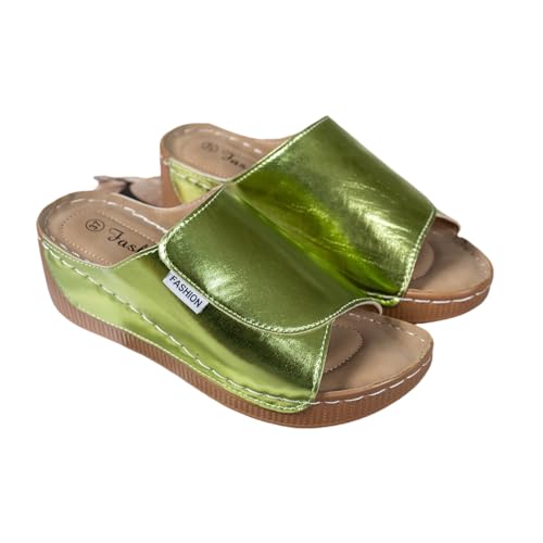 INLANDSIS Vivastep Sandalen Damen - Ergonomische & Rutschfeste Orthopädische，Sandalen Zur Schmerzlinderung Damenpantoffel Mit Offener Orthopädischer Zehenpartie von INLANDSIS