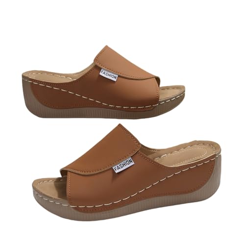 INLANDSIS Vivastep Sandalen Damen - Ergonomische & Rutschfeste Orthopädische，Sandalen Zur Schmerzlinderung Damenpantoffel Mit Offener Orthopädischer Zehenpartie von INLANDSIS